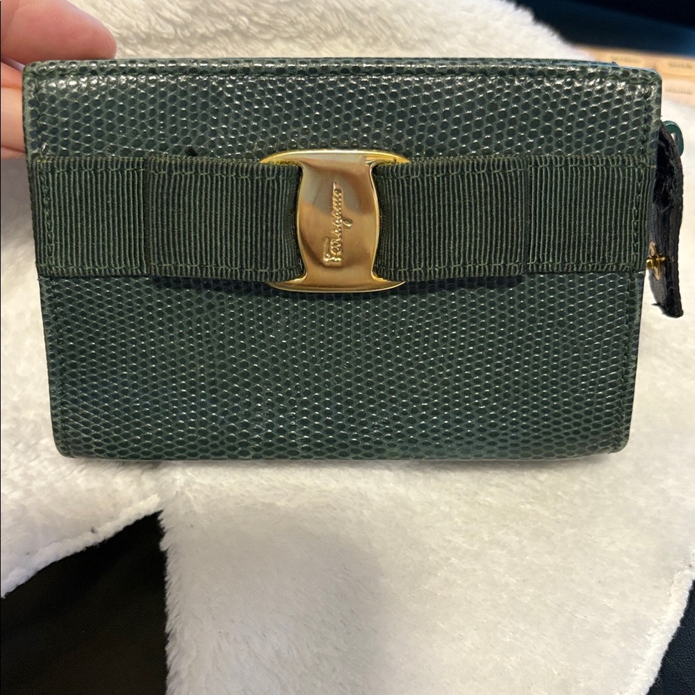 Salvatore Ferragamo leather pouch mini bag